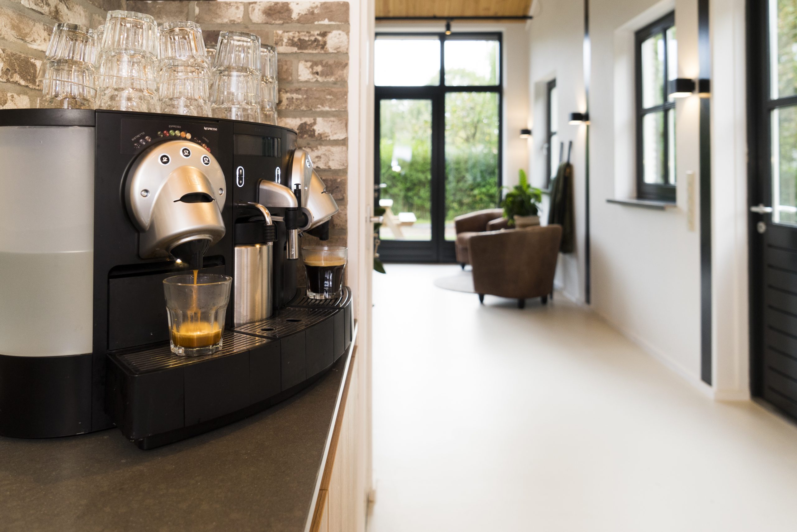 sfeerbeeld vanuit koffiecorner